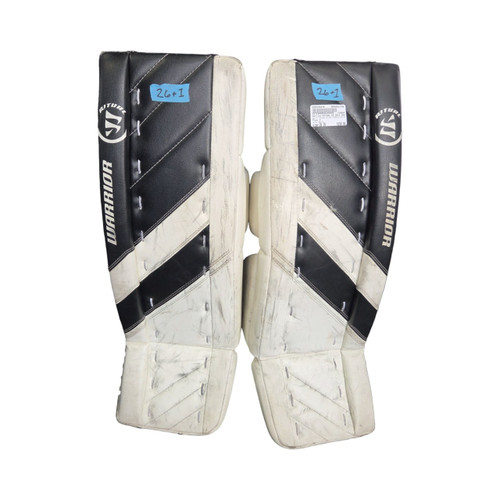 Vist Large View of Product Image Which is Used Warrior RITUAL G2 26+1 GOALIE LEG PADS Goalie Leg Pads Youth White 26"