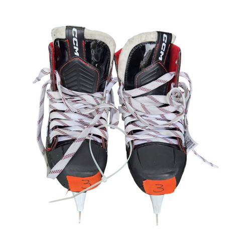 Vist Large View of Product Image Which is Used CCM EFLEX 6.5 JR SZ 3 GOALIE SKATES Junior Goalie Skate Junior 03