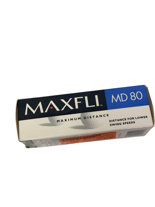 Vist Large View of Product Image Which is New Maxfli MD 80 3 Ball - Golf Ball Sleeve