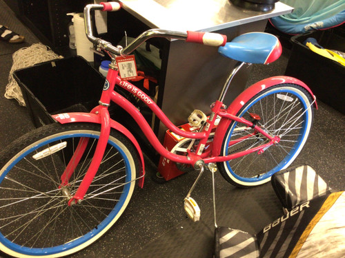 Vist Large View of Product Image Which is Used LIFE IS GOOD WOMANS BIKE Cruiser Bike Womens Pink 19-20" - LG  Frame