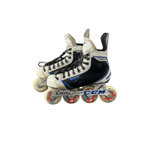 Vist Large View of Product Image Which is Used CCM RBZ LABEDA Senior Aggressive Skates White Senior 5