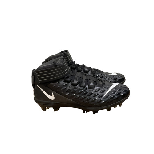 Vist Large View of Product Image Which is Used Nike Adult FB Cleats Black And White Senior 10