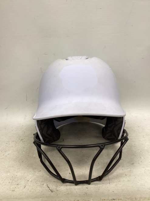 Vist Large View of Product Image Which is Used Evoshield HELMET W/MASK Batting Helmet w/Mask White MD