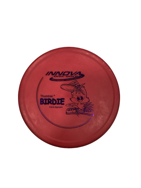 Vist Large View of Product Image Which is Used Innova BIRDIE Disc Golf Putter Red