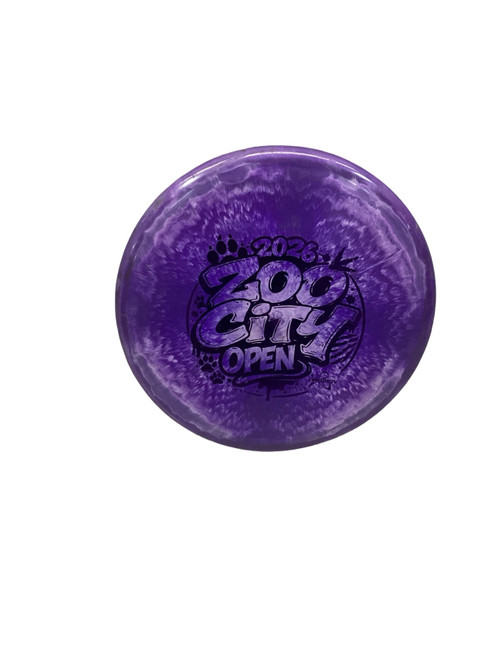 Vist Large View of Product Image Which is Used Prodigy 2026 ZOO CITY OPEN Disc Golf Mid Range Purple