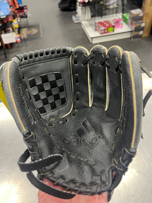 Vist Large View of Product Image Which is Used Adidas TS 1050NGT BB/SB Glove RH Throw Grey 10 1/2"