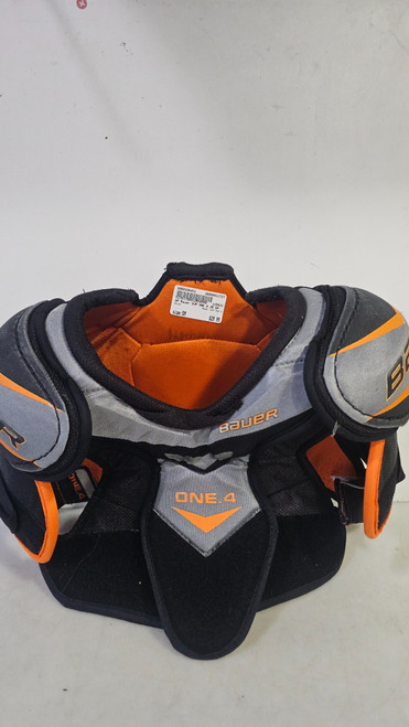 Vist Large View of Product Image Which is Used Bauer SUP ONE.4 Junior Shoulder Pads SM