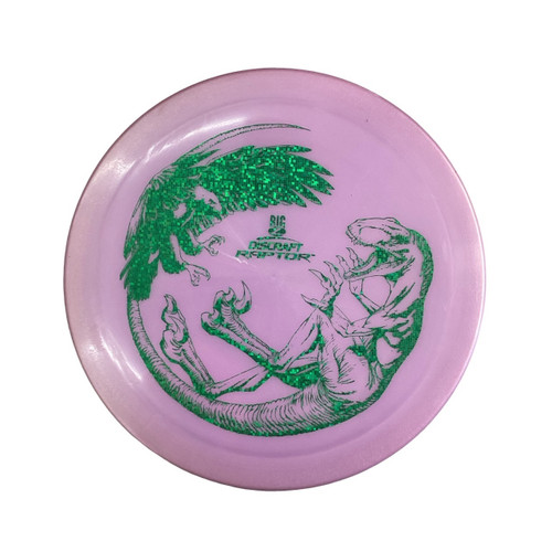 Vist Large View of Product Image Which is Used Discraft BIG Z RAPTOR Disc Golf Driver Pink