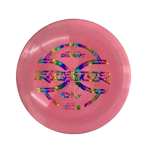 Vist Large View of Product Image Which is Used Discraft ESP FLEX RAPTOR Disc Golf Driver Pink