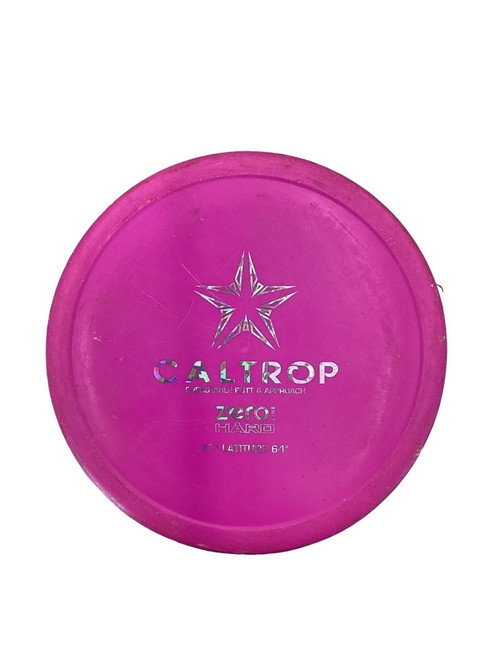 Vist Large View of Product Image Which is Used Latitude 64 ZERO HARD CALTRP Disc Golf Putter Pink