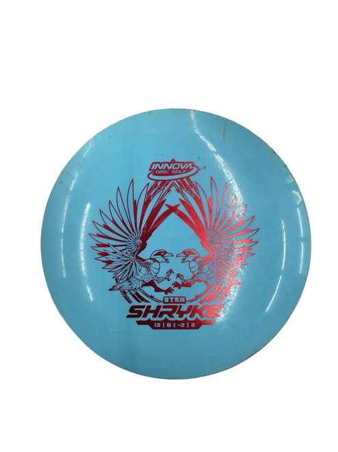 Vist Large View of Product Image Which is Used Innova STAR SHRYKE Disc Golf Driver Carolina Blue