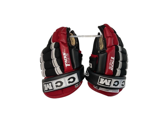 Vist Large View of Product Image Which is Used CCM TACKS 492 9 HG Youth Gloves Black And Red 9"