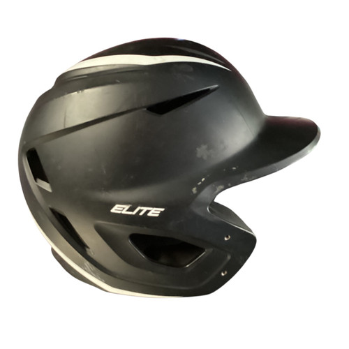 Vist Large View of Product Image Which is Used Easton ELITE Batting Helmet No Mask Black MD