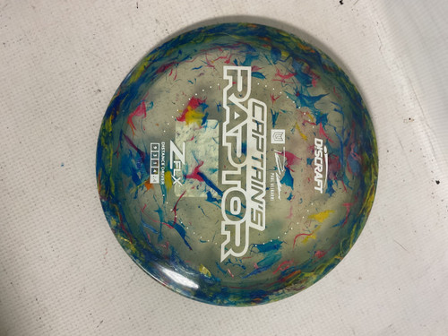 Vist Large View of Product Image Which is Used Discraft CAPTAINS RAPTOR Disc Golf Driver Navy Blue