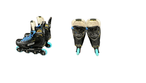 Vist Large View of Product Image Which is Used Bauer S2 SUPREME MARSBLADES Junior Aggressive Skates Black Junior 04