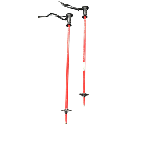 Vist Large View of Product Image Which is Used VECTOR KERMA Boys DH Ski Pole Red 75 cm / 30 In