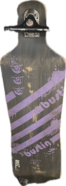 Vist Large View of Product Image Which is Used BUSTIN DROP DOWN Longboard Black Long