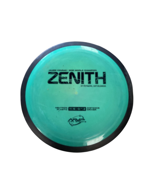 Vist Large View of Product Image Which is Used MVP NEUTRON ZENITH Disc Golf Driver Green