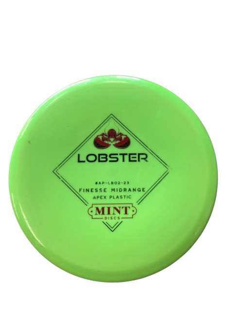 Vist Large View of Product Image Which is Used Mint APEX FINESSE LOBSTER Disc Golf Mid Range Yellow