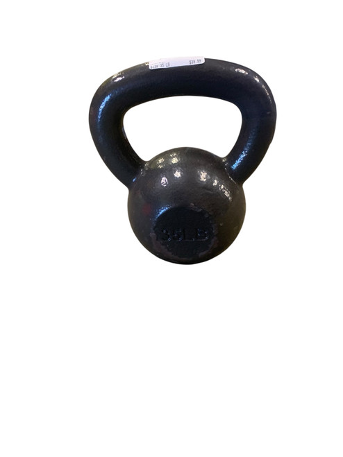 Vist Large View of Product Image Which is Used Kettle Dumbbell (Each) Grey 35 lb