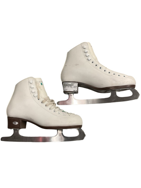 Vist Large View of Product Image Which is Used Riedell 110W OPAL WomensFigure Skate White Senior 7