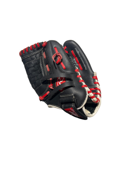 Vist Large View of Product Image Which is Used Rawlings PLAYERS SERIES BB/SB Glove RH Throw Black 11"