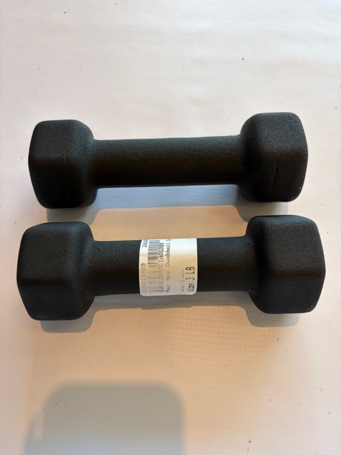Vist Large View of Product Image Which is Used Hex Dumbbell (Each) Black 3 lb