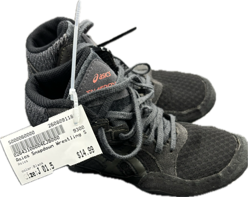 Vist Large View of Product Image Which is Used Asics Wrestling Shoes Black Junior 01.5