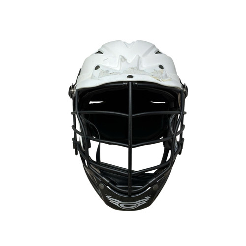 Vist Large View of Product Image Which is Used Cascade CPV-R ADJUSTABLE Lacrosse Helmet White One Size