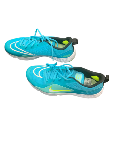 Vist Large View of Product Image Which is Used Nike LAX Cleats Mens Teal Senior 13