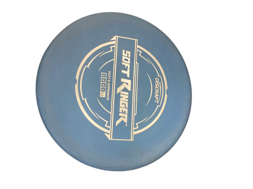 Vist Large View of Product Image Which is Used Discraft SOFT RINGER Disc Golf Putter Royal Blue