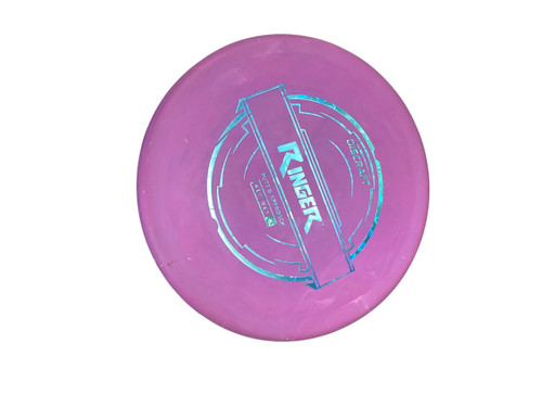 Vist Large View of Product Image Which is Used Discraft RINGER Disc Golf Putter Purple
