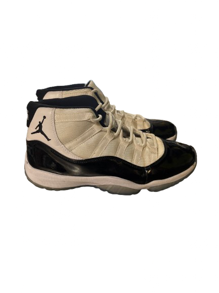 Vist Large View of Product Image Which is Used Jordan Basketball Shoes M Black And White Senior 12