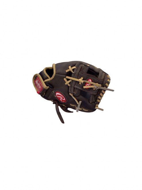 Vist Large View of Product Image Which is Used Rawlings HIGHLIGHT BB/SB Glove RH Throw Brown 10 1/2"
