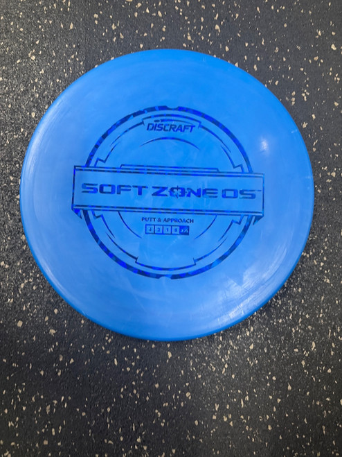Vist Large View of Product Image Which is Used Discraft PUTTER LINE SOFT ZONE OS Disc Golf Putter Royal Blue