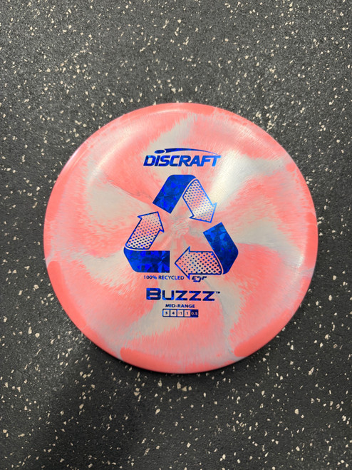 Vist Large View of Product Image Which is Used Discraft ESP BUZZZ Disc Golf Mid Range Red