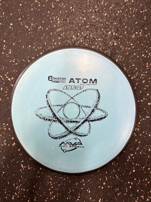 Vist Large View of Product Image Which is Used MVP ELECTRON FIRM ATOM Disc Golf Putter Royal Blue