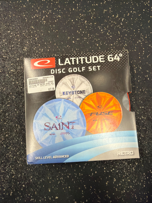 Vist Large View of Product Image Which is Used Latitude 64 RETRO DISC GOLF SET Disc Golf Driver None