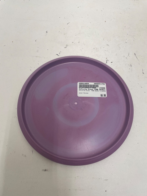 Vist Large View of Product Image Which is Used Infinite Discs TOMB SWIRLY D-BLEND Disc Golf Putter Purple