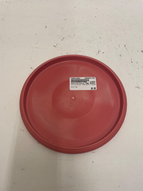 Vist Large View of Product Image Which is Used Infinite Discs TOMB SWIRLY D-BLEND Disc Golf Putter Red