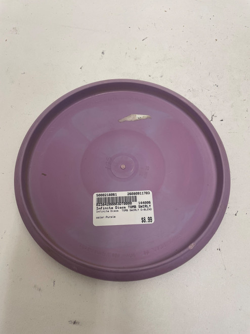 Vist Large View of Product Image Which is Used Infinite Discs TOMB SWIRLY D-BLEND Disc Golf Putter Purple