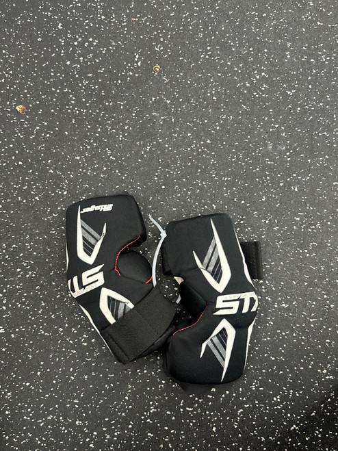 Vist Large View of Product Image Which is Used STX STINGER Lacrosse Arm Pads/Guards Black SM