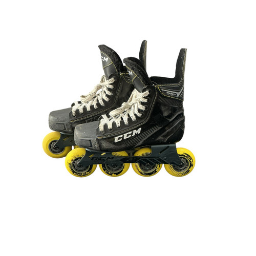 Vist Large View of Product Image Which is Used CCM SZ 3 CCM INLINE SKATES Racing Inline Skates Black Junior 03