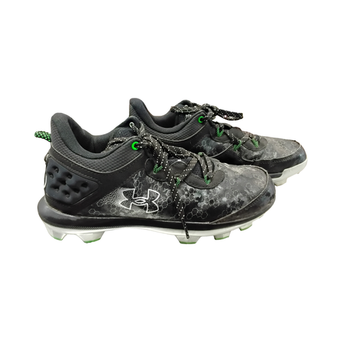 Vist Large View of Product Image Which is Used Under Armour AREA 8 BB/SB Cleats Black Youth 06.0