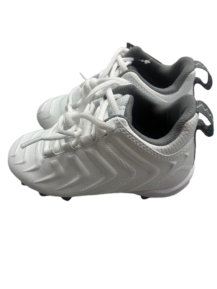Vist Large View of Product Image Which is Used Athletic Works CLEAT - Y10 BB/SB Cleats White Youth 10.0