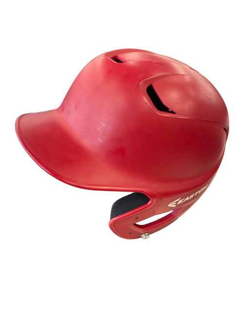 Vist Large View of Product Image Which is Used Easton RED HELMET Batting Helmet No Mask Red SM