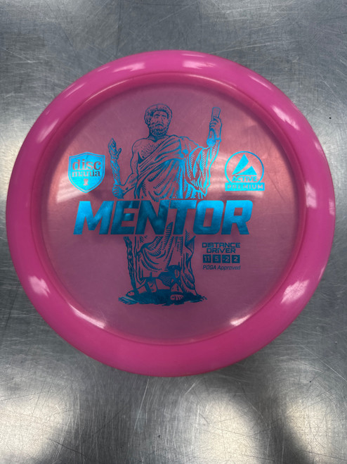 Vist Large View of Product Image Which is Used Discmania ACTIVE PREMIUM MENTOR Disc Golf Driver Neon Pink