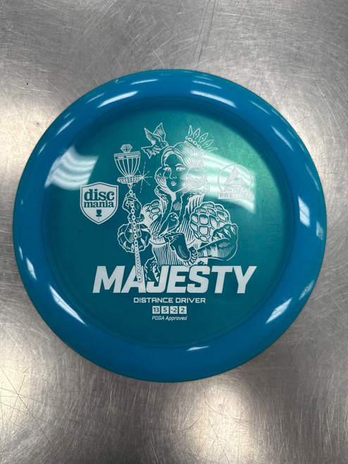 Vist Large View of Product Image Which is Used Discmania ACTIVE OREMIUM MAJESTY Disc Golf Driver Royal Blue