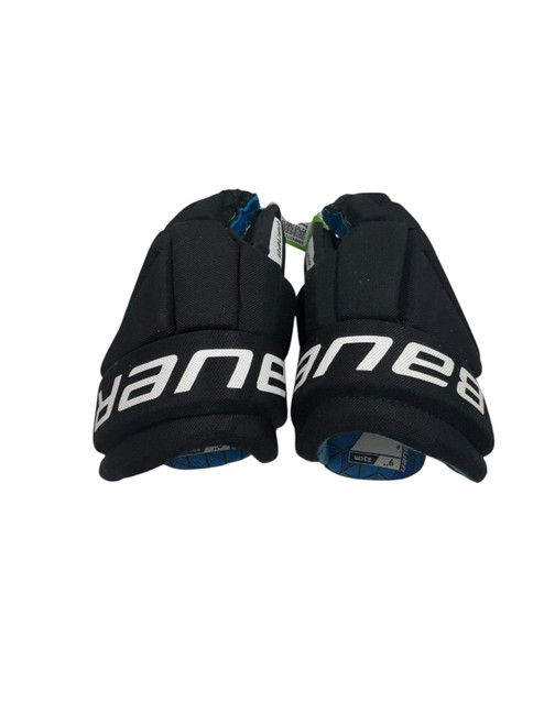 Vist Large View of Product Image Which is Used Bauer X Youth Gloves Black 9"