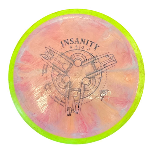 Vist Large View of Product Image Which is Used Axiom COSMIC NEUTRON INSANITY Disc Golf Driver Orange 161g